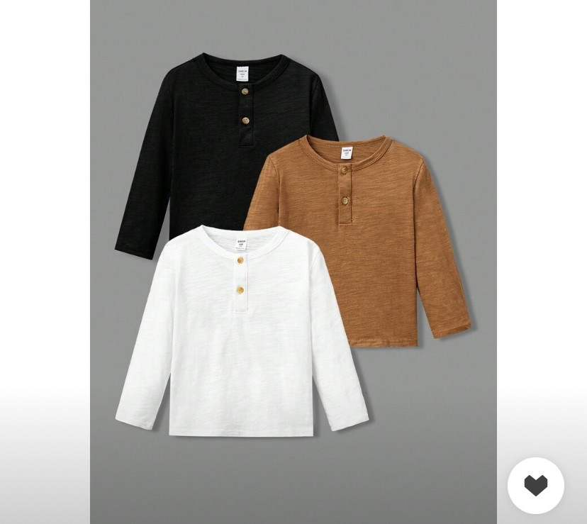 Kit camiseta infantil 