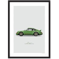 Dls Green - Porsche 911 Reimagined By Singer Car Poster | Etsy (US)