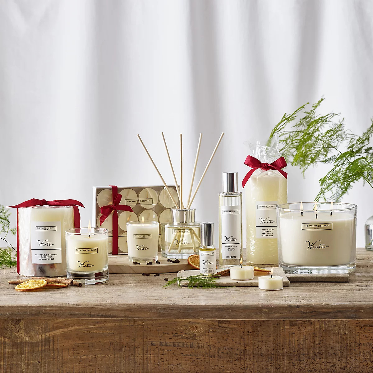 Winter Signature Candle | The White Company UK & ROW