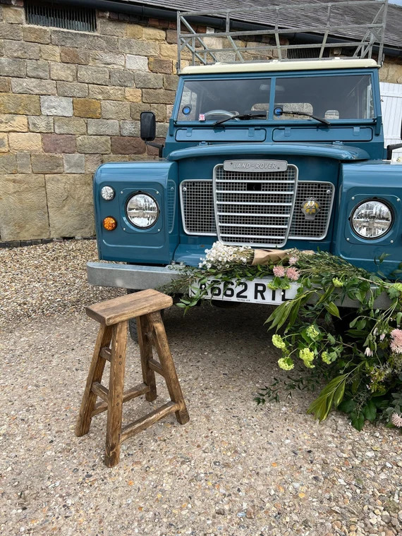 Reclaimed Rustic Stool  Antique Style Stool  Farmhouse Stool - Etsy UK | Etsy (UK)