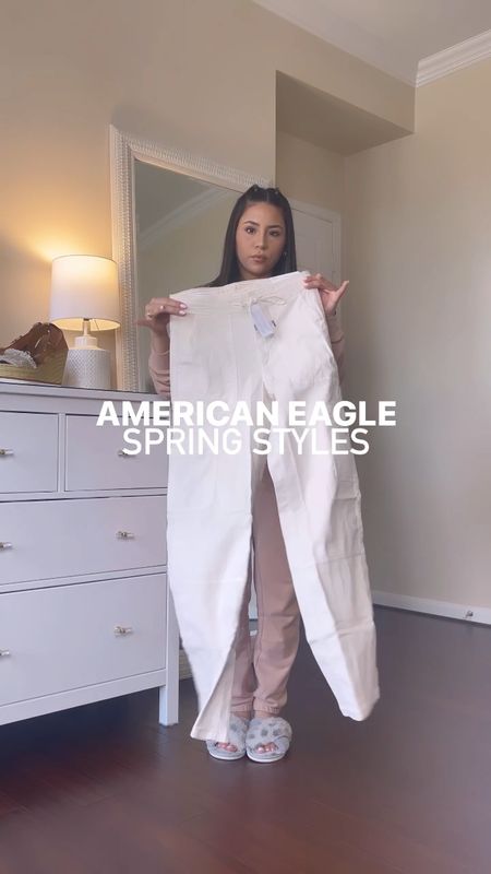 American eagle spring haul #AEPartner #AEJeans @americaneagle 
Open back top: small
Pants: 2 
Bandau top: small
Shorts: small
Oversized cover up: xs 


#LTKstyletip #LTKSeasonal #LTKunder100