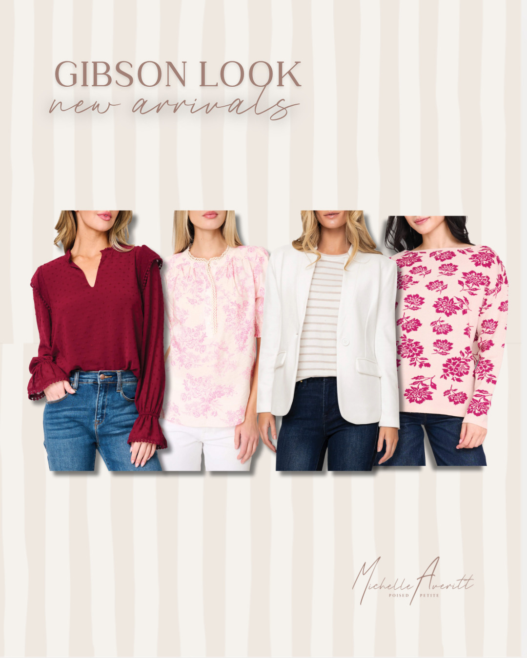These new arrivals from Gibson Look bring soft color & feminine details without being over the top. Valentine’s-forward, but still very wearable!

petite fashion, petite style, valentines day ootd, seasonal style 

 #LTKValentine #LTKootd #LTKPetite