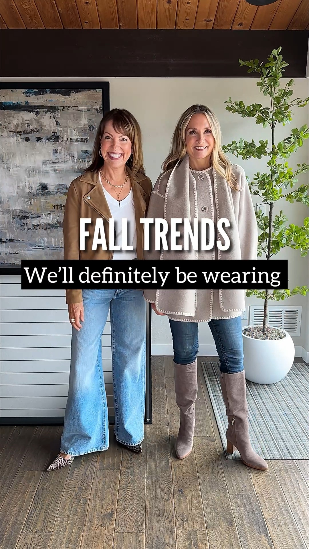 Comment SHOP for outfit links! 🛍️
It’s so fun to make the change to fall fashion! 🍁 Here are some fall trends that we’ve already added to our wardrobes. I bet you already have some of these in your closets! Which trend or trends are you most excited about? Are there any you’d rather pass on? You don’t have to participate in every trend, that’s for sure! 
How to Shop:🛍️
-Comment SHOP for outfit links! 
-Click the link in our bio to shop!
-Watch our stories for links!

Fall trends, brown, burgundy, sweaters, jeans, booties, jackets, Quince, Dolce Vita, Old Navy, barn jacket, Brochu Walker , Nordstrom, fall outfit 


#LTKStyleTip #LTKSeasonal #LTKOver40