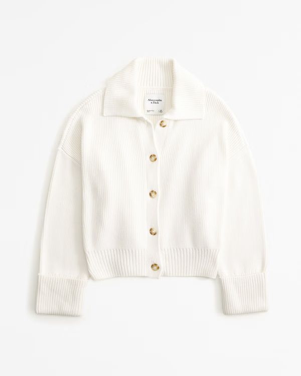 Collared Cardigan | Abercrombie & Fitch (US)
