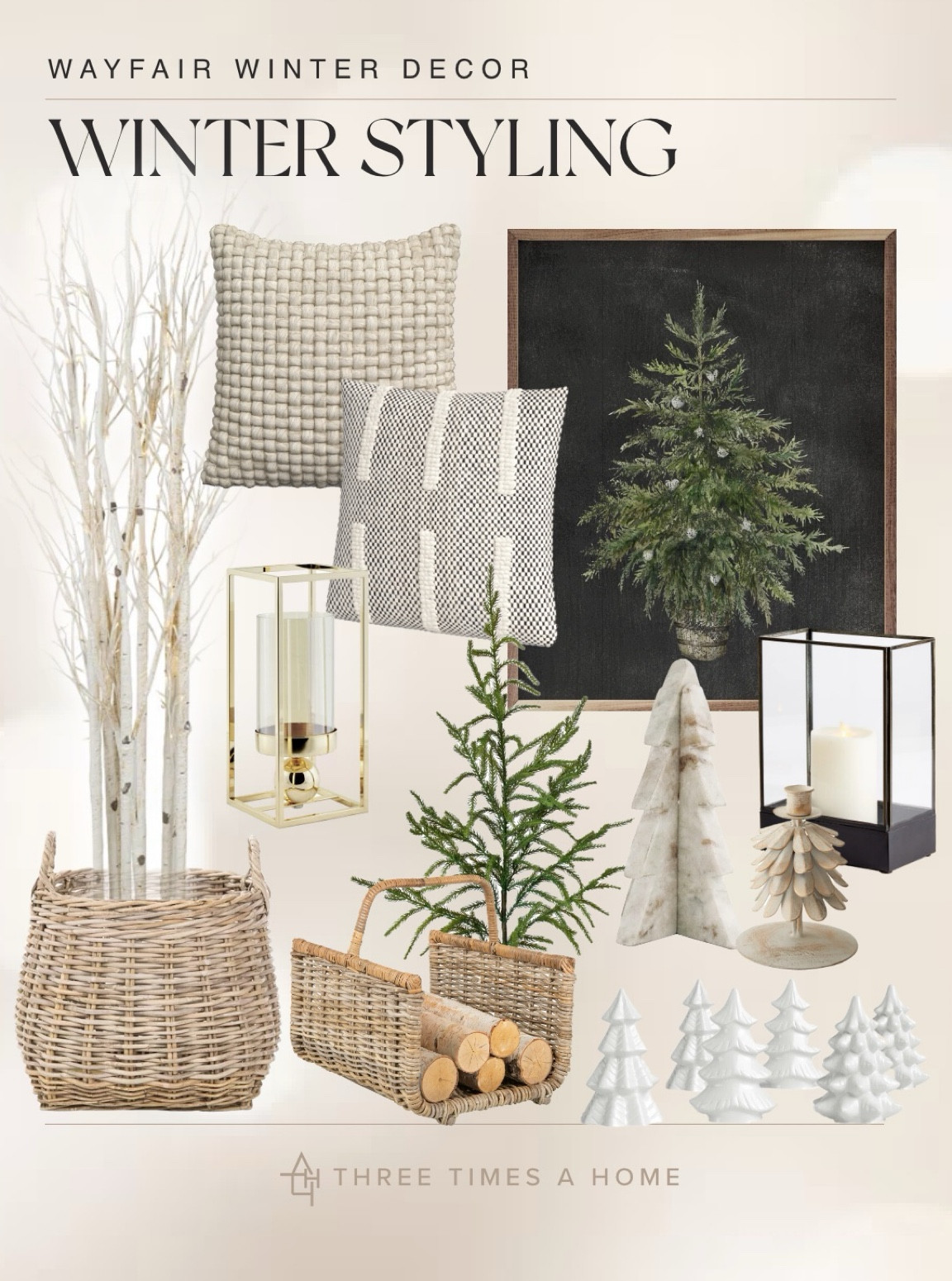 Winter styling home pieces 

#LTKHome #LTKStyleTip #LTKSeasonal