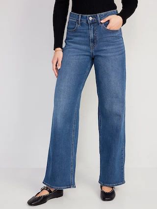 High-Waisted Wow Wide-Leg Jeans for Women | Old Navy (US)