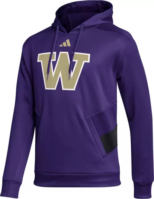 adidas Men's Washington Huskies Purple Travel Pullover Hoodie | Dick's Sporting Goods | Dick's Sporting Goods