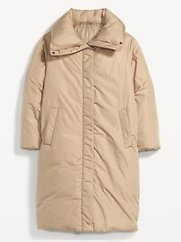 Water-Resistant Long Duvet Puffer Coat for Women | Old Navy (US)