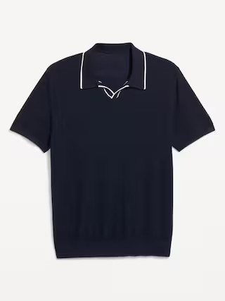 Tipped Collar Polo Sweater | Old Navy (US)