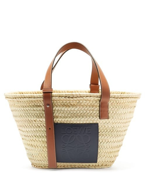 Loewe Paula's Ibiza - Anagram-logo Basket Bag - Mens - Beige | Matches (US)