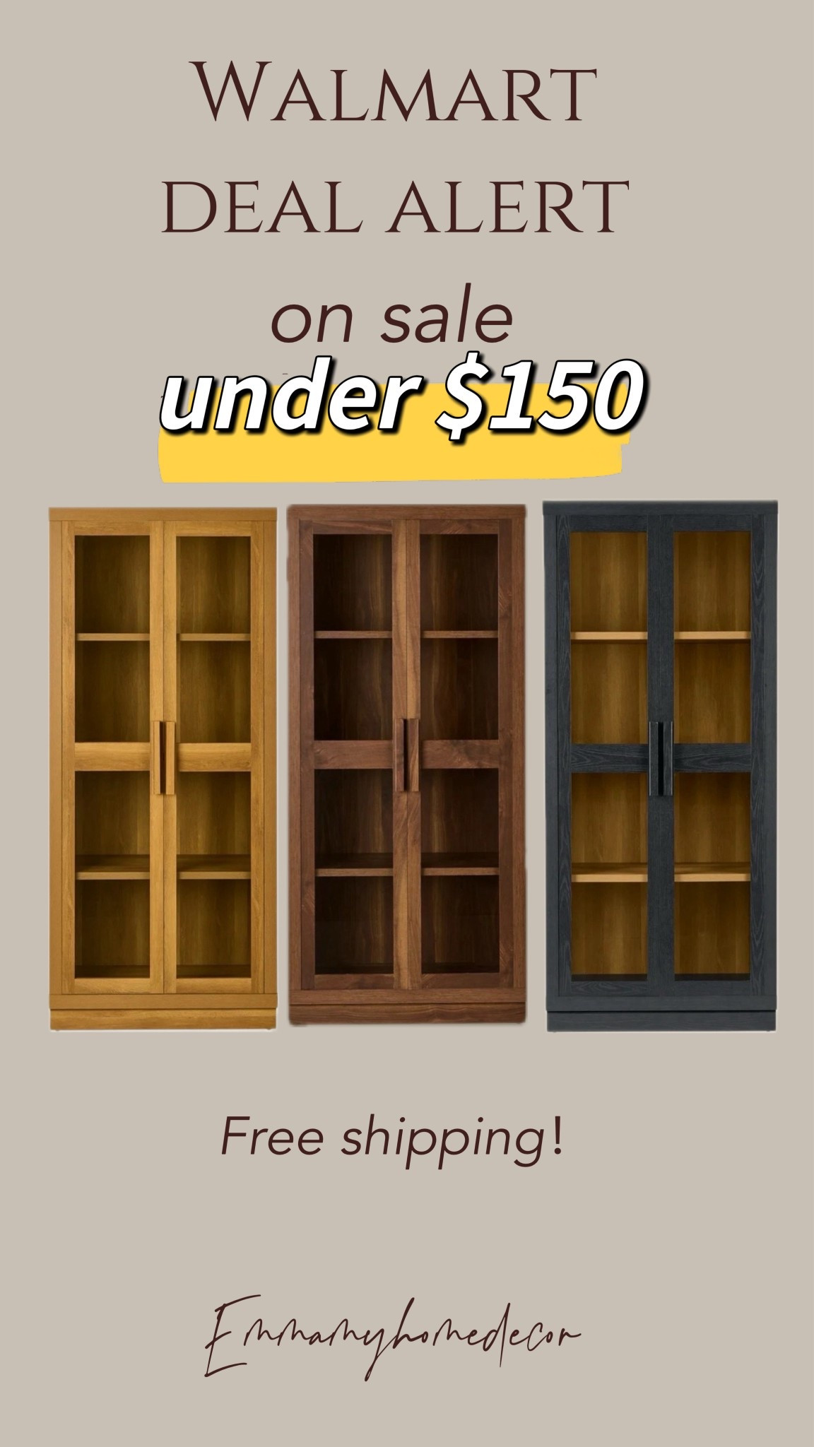 Deal of the day! Amazing deal! The cabinet is only sale for $149! And free shipping and return! Runnn before the deal ends!



#LTKHome #LTKSaleAlert #LTKFindsUnder100