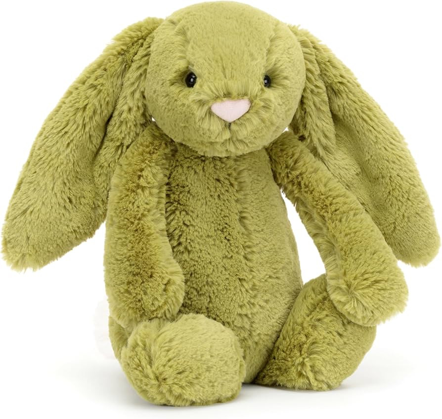 Jellycat Bashful Moss Bunny Stuffed Animal, Medium 12 inches | Rabbit and Bunny Plush Toy | Class... | Amazon (US)