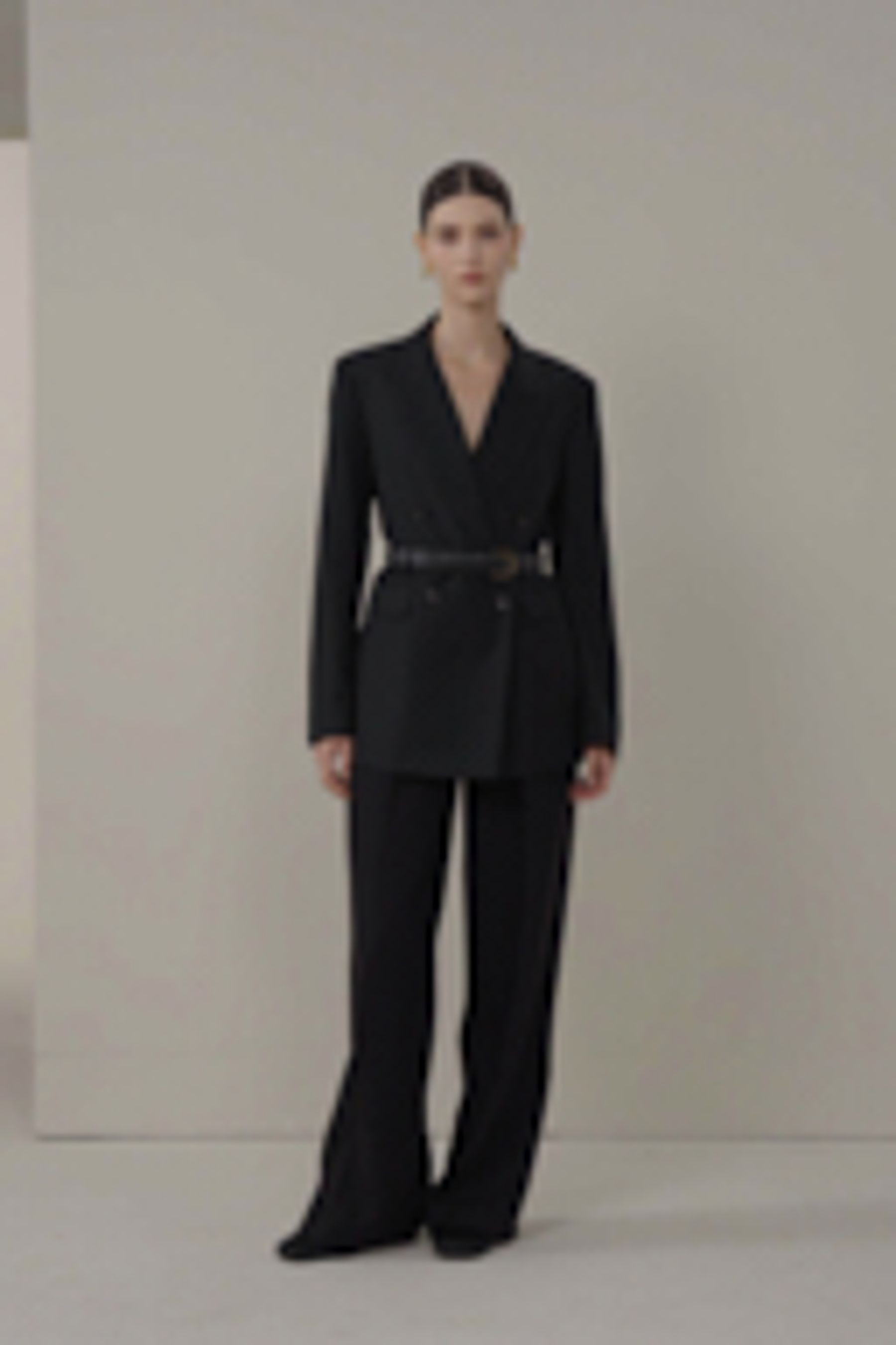 Gold Buckle Leather Belt | LILYSILK