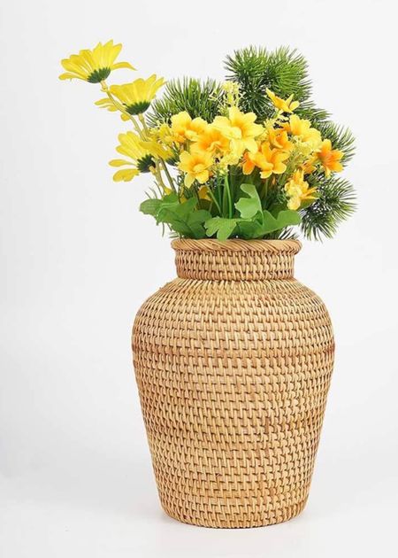 Rattan vase, raffia vase, straw vase, grandmillennial home decor, housewarming gift 

#LTKFindsUnder100 #LTKFindsUnder50 #LTKHome