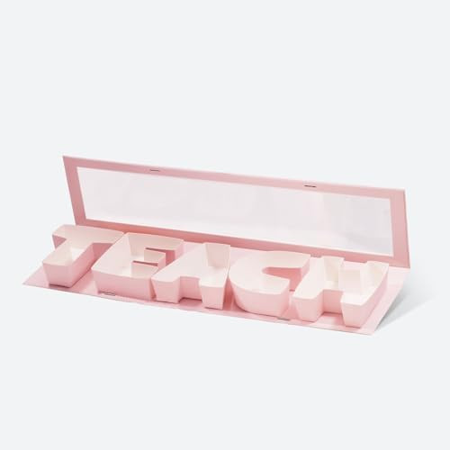 25.7"x6"x2" Pink/Red/White/Black/Navy Blue Creative Teachers' Day Cardboard Gift Wrapping Box, Id... | Amazon (US)