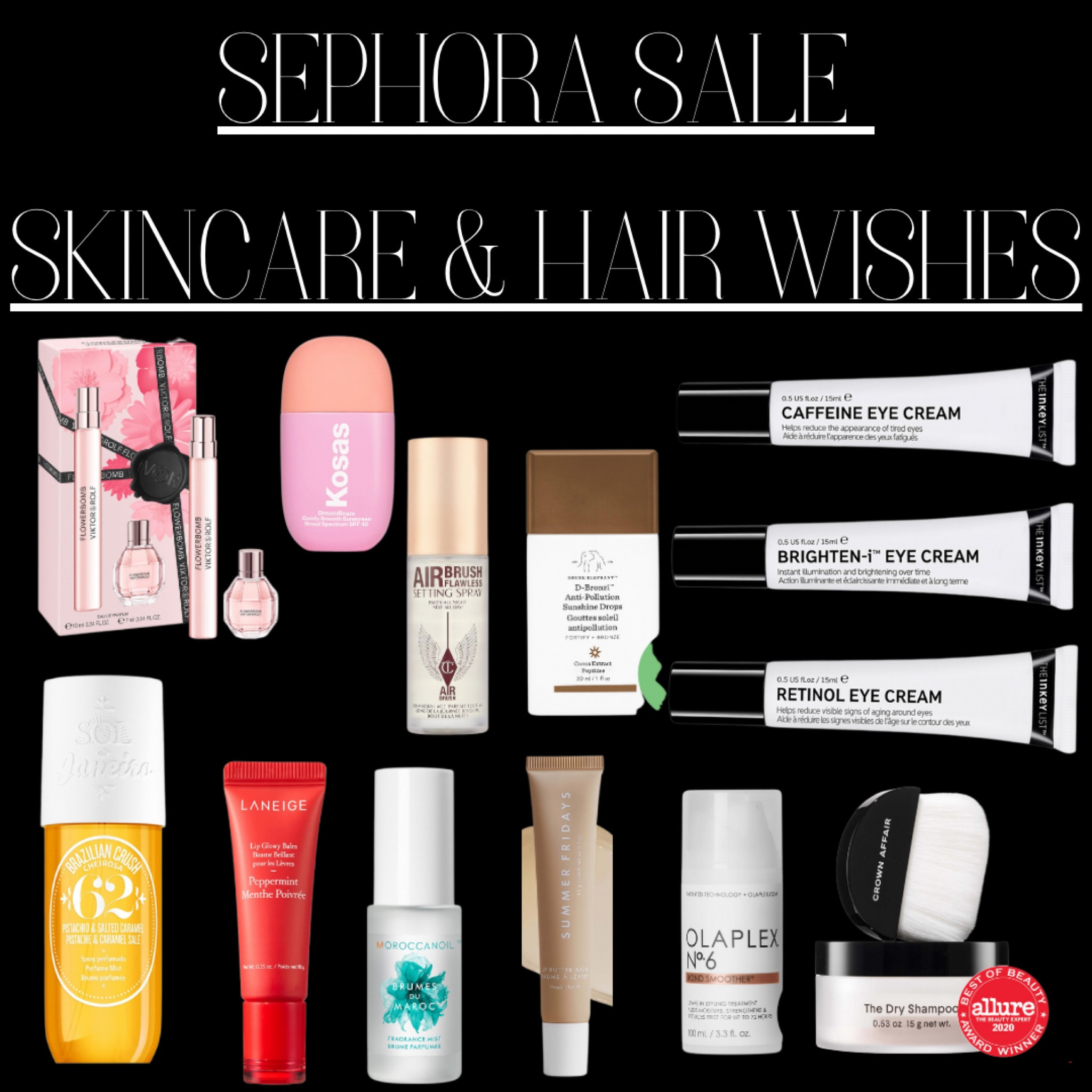 Immediately add to cart 🤩
Shop some of my skincare & haircare favorites for the #Sephora Sale! 

#LTKGiftGuide #LTKbeauty #LTKsalealert