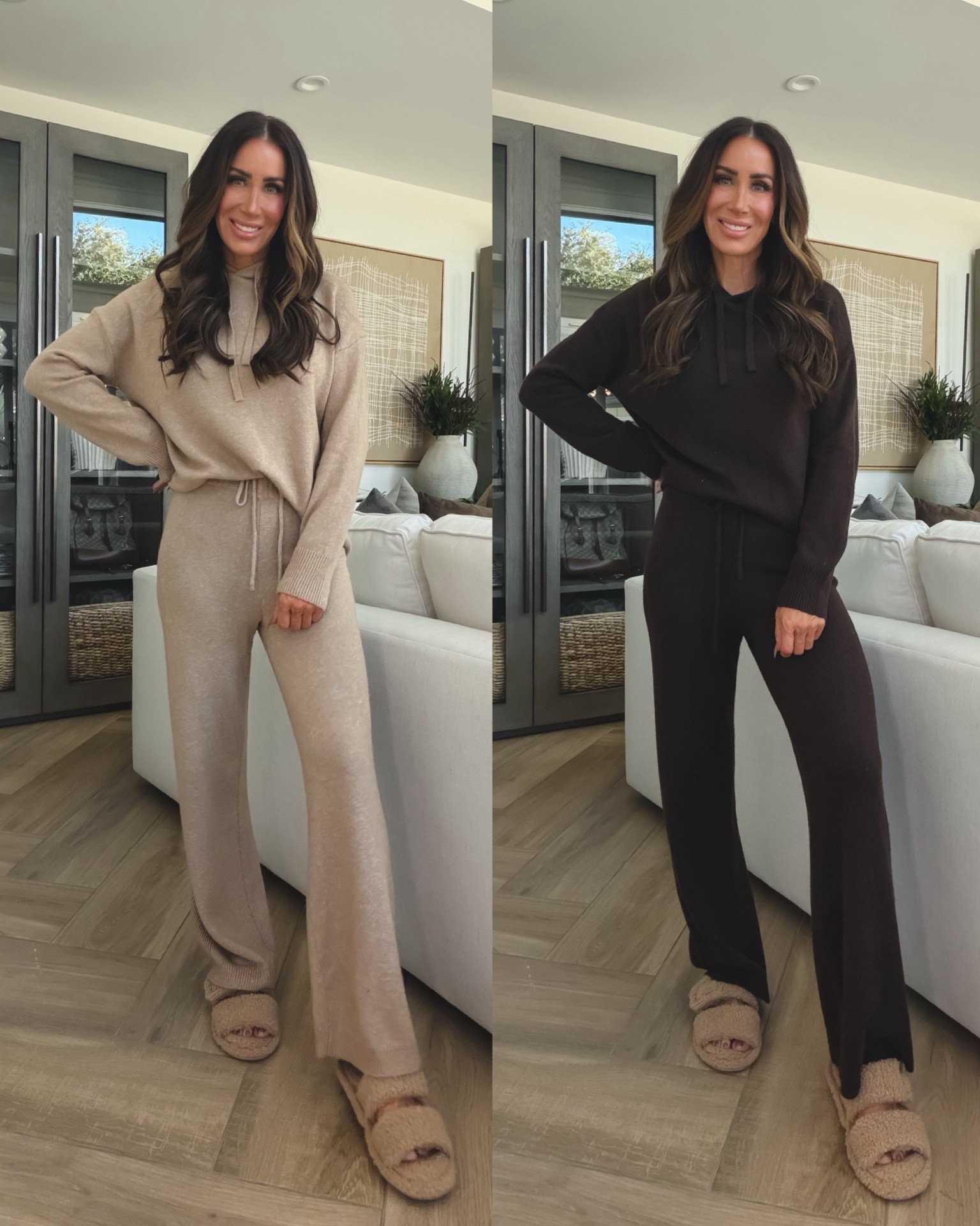 Needing cute casual outfits for everyday from Walmart and Amazon
The perfect everyday outfit..love this stripe super soft sweater, sz medium , black denim jeans sz 25 and super comfy cute mules ..run tts from Amazon.. studded slouchy handbag Walmart 
Sweater set for home…sz small, super soft and delicious 


#LTKFindsUnder50 #LTKootd #LTKSeasonal