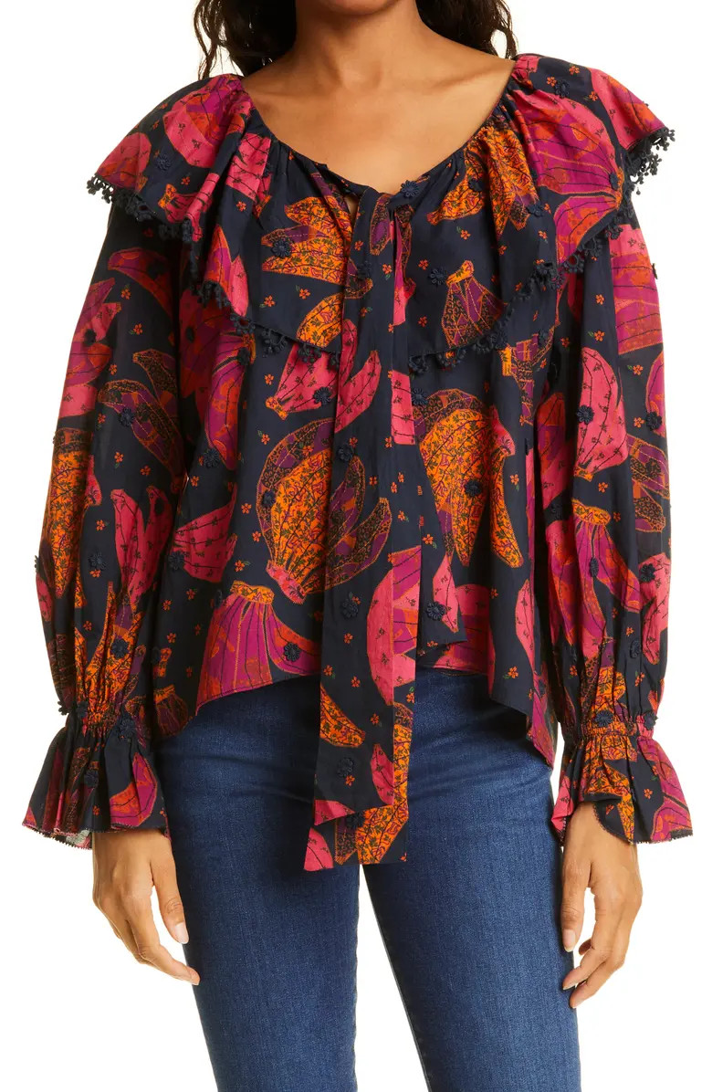 PATCHWORK BANANAS BLOUSE | Nordstrom