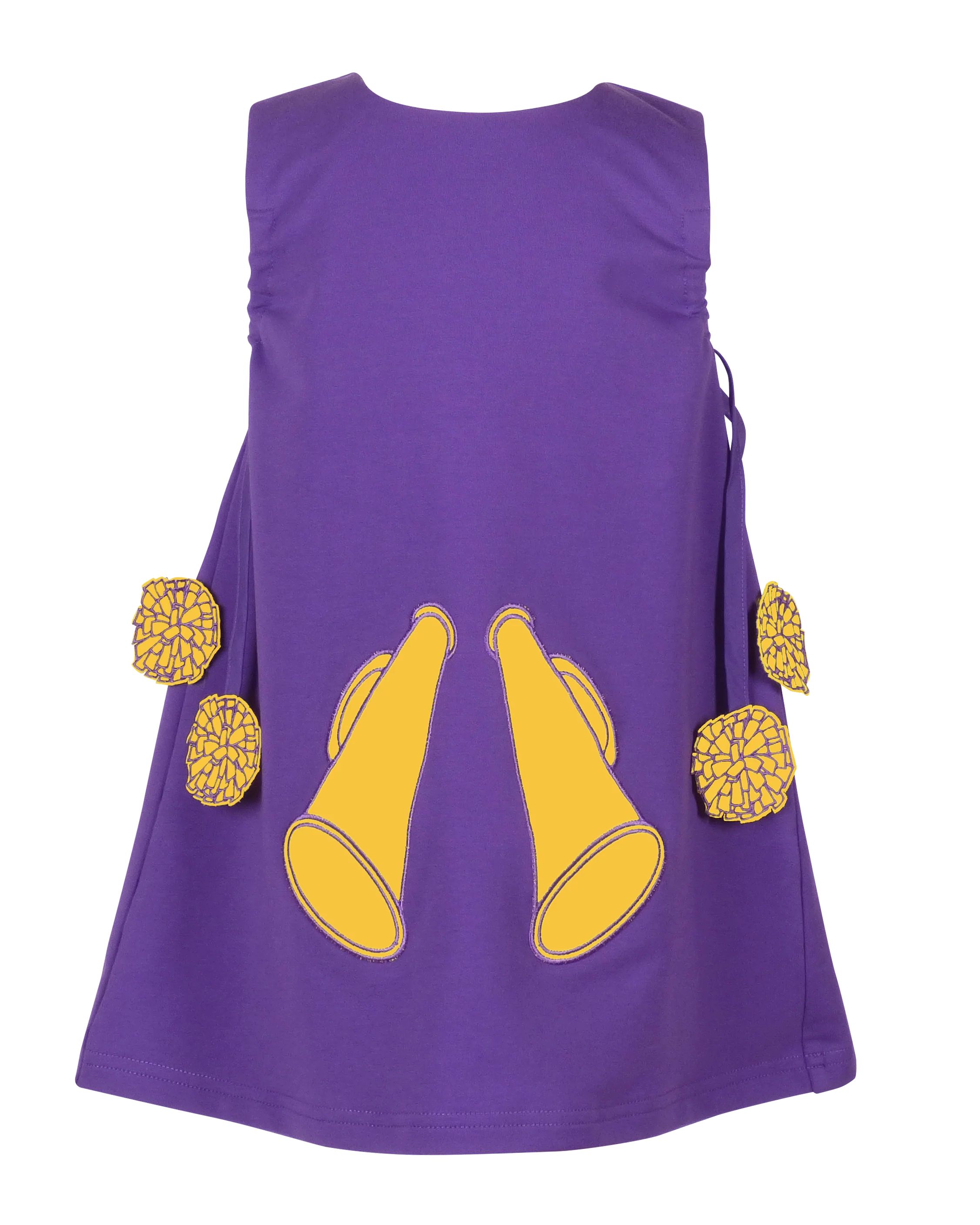 Game Day Pima Jumper in Purple & Gold | Loozieloo