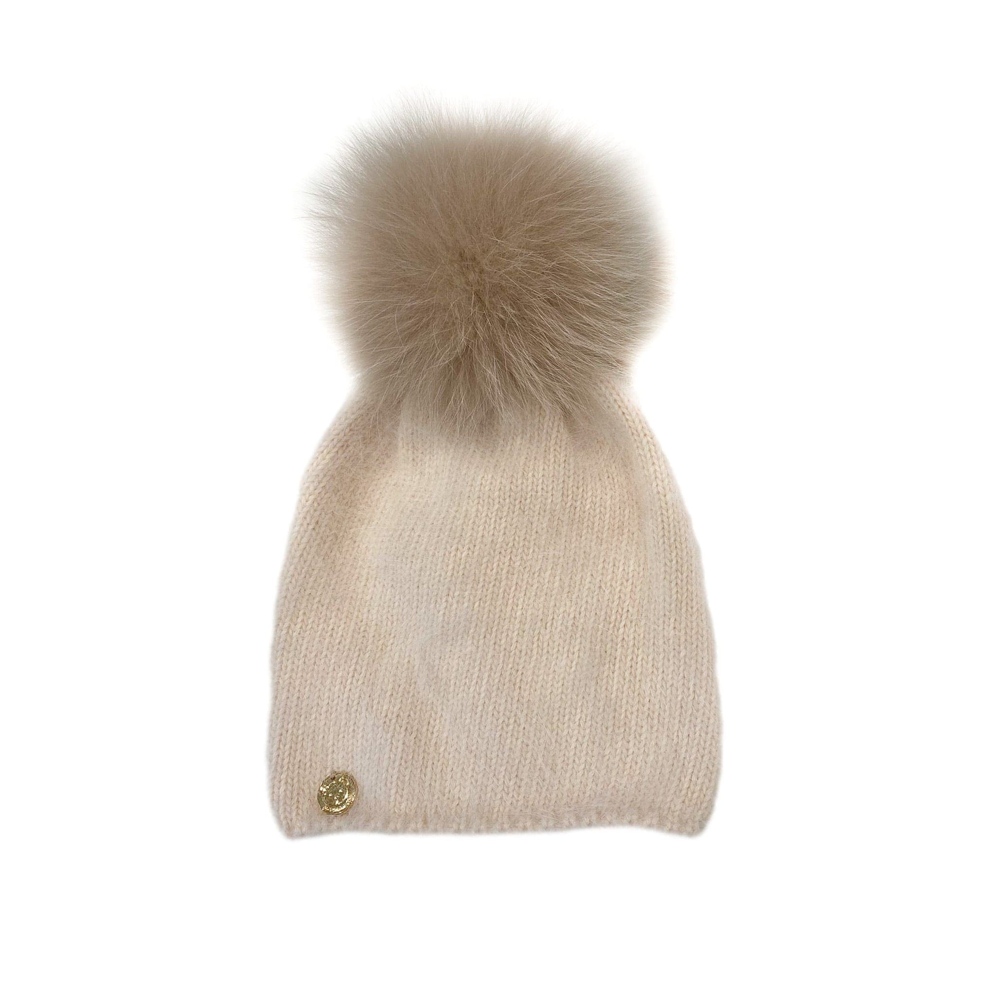 Vanya Cashmere Beanie Hat | petite maison kids