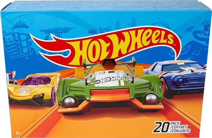 ​Hot Wheels, Set of 20 1:64 Scale Toy Trucks and Cars for Kids and Collectors, Styles May Vary... | Amazon (US)