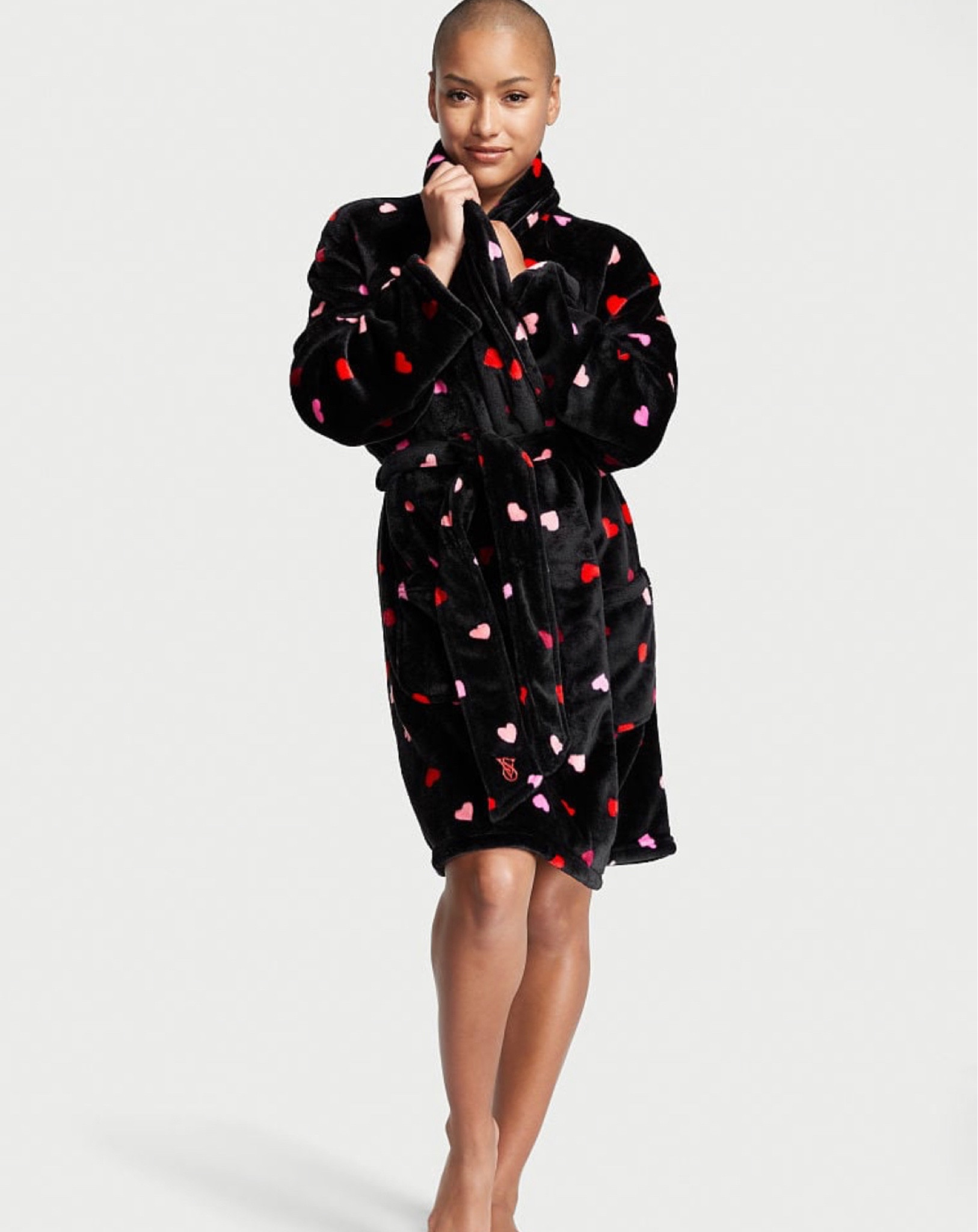 Valentine gift for her. 
A heart prints bath robe. It also come with matching slippers, PJs, under wear, and blanket 
#valentinegifts #giftideasforher

#LTKGiftGuide #LTKFind #LTKsalealert