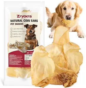 100% Natural Real Cow Ears for Dogs - Single Ingredient Dental Chew, Long-Lasting Treats for All ... | Amazon (US)