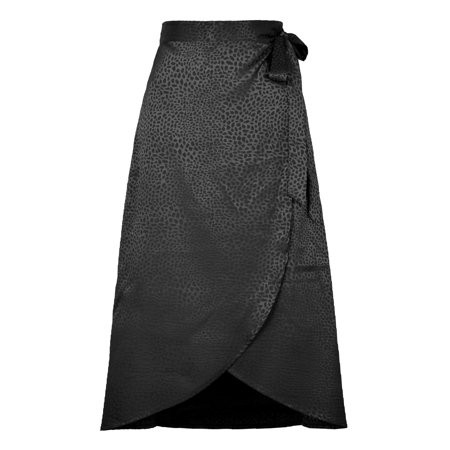 Lace Dress For Women 2022 Up High Waist Leopard Print Satin Wrap Skirt Sexy Temperament Skirt Ladies | Walmart (US)