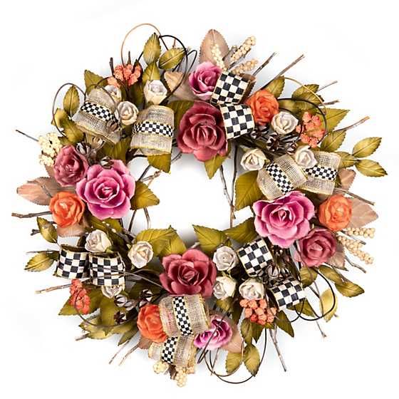 Rosy Posy Wreath | MacKenzie-Childs