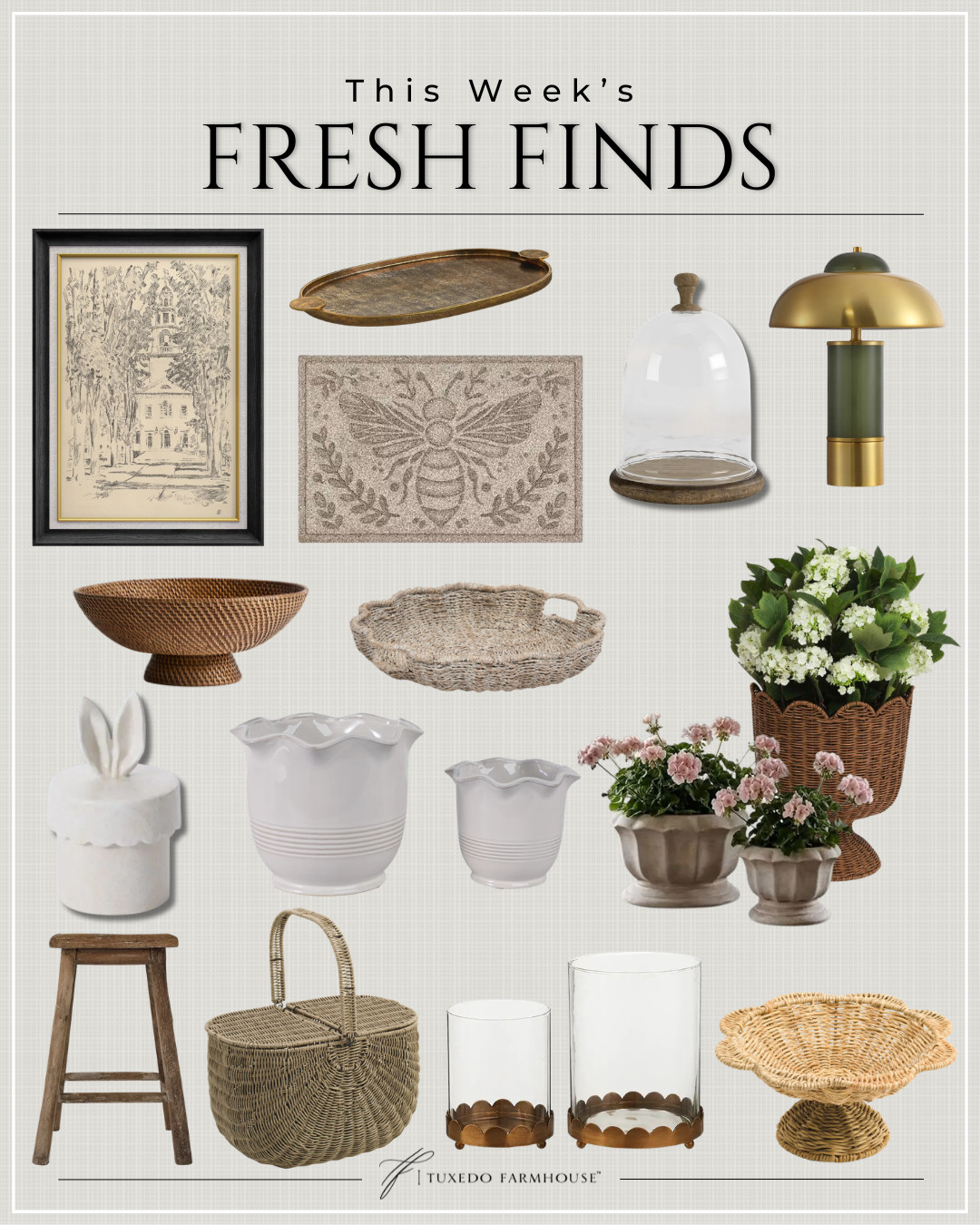 This Week's Fresh Finds

Fun new finds for Spring!

Seasonal, home decor, accent chairs, rugs, wall art, frames, pillows, lamps, baskets, candles, books, coffee tables, ottomans, trays, bowls, consoles, accent tables 

 #LTKSeasonal #LTKHome #LTKSaleAlert