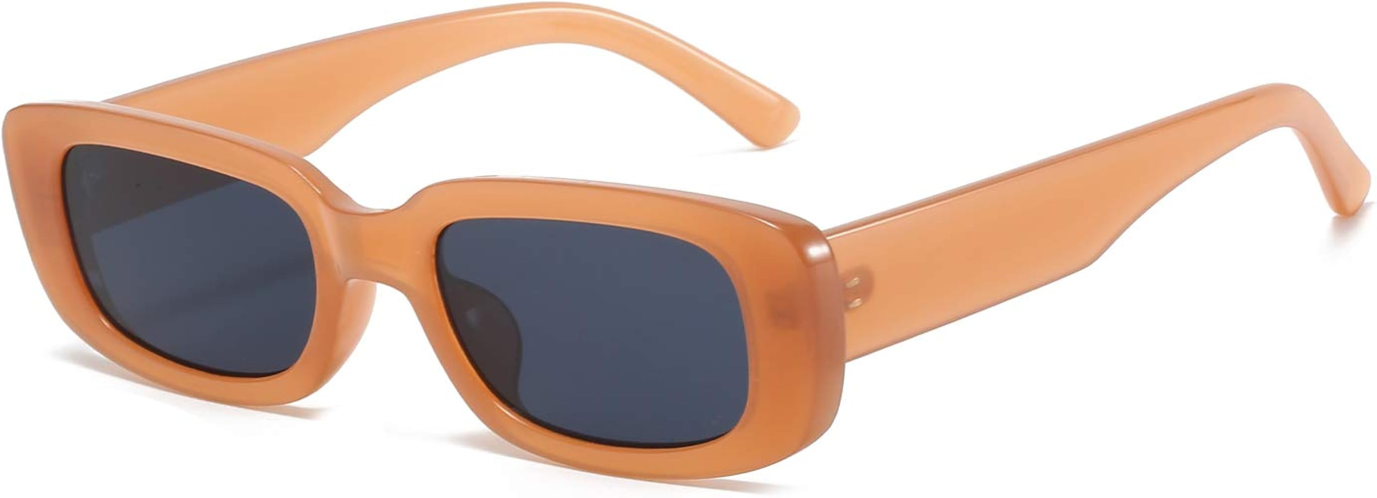 BUTABY Rectangle Sunglasses for Women Retro Driving Glasses 90\u2019s Vintage Fashion Narrow Squa... | Amazon (US)