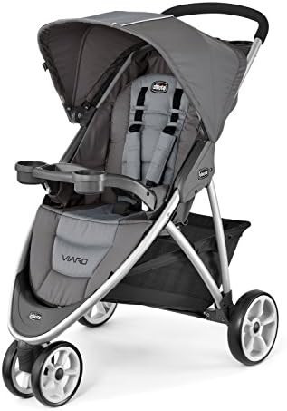 Chicco Viaro Quick-Fold Stroller - Graphite | Grey | Amazon (US)