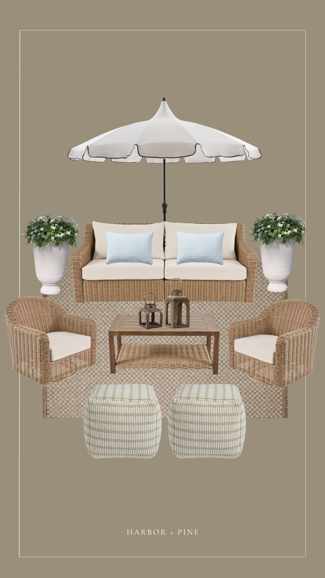 Outdoor patio inspo! I’ve been eyeing this sofa & chairs from Walmart!! The price is so good 😍

#LTKSeasonal #LTKHome