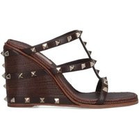 Valentino Garavani Sandalen - Brown Wedge Sandals - Gr. 37,5 (EU) - in Braun - für Damen | Fashionette (DE)