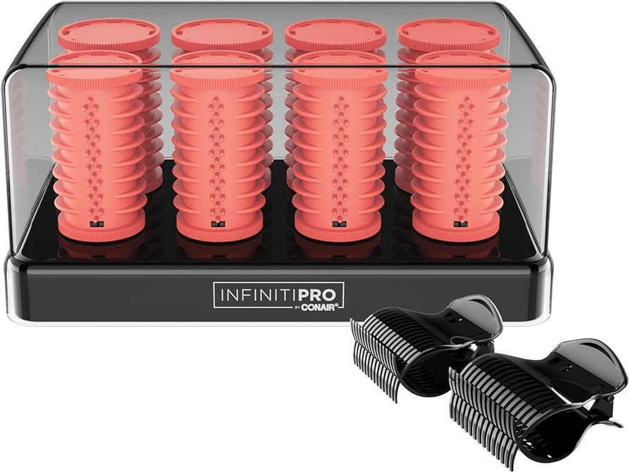 INFINITIPRO BY CONAIR Color Changing Hot Rollers for Long, Medium, and All Hair - Hair Curler - H... | Amazon (US)