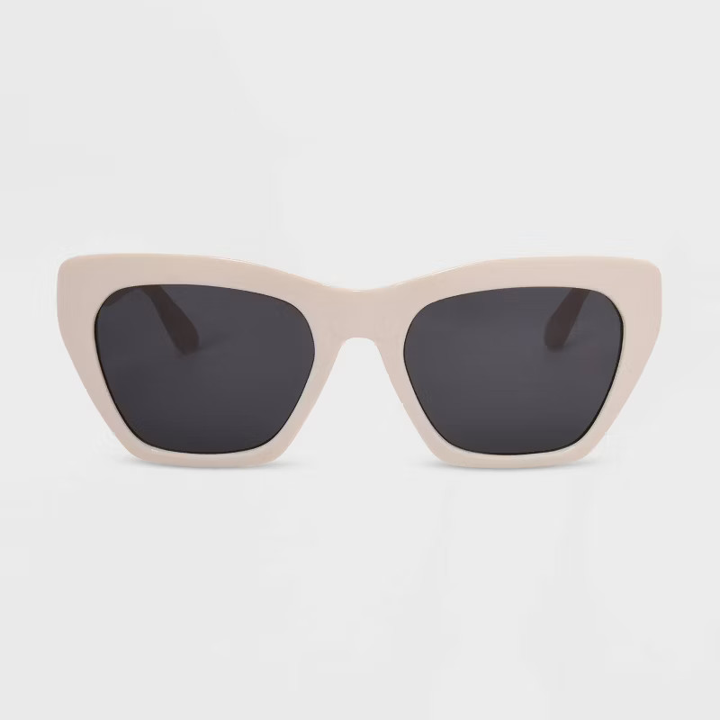 Women's Shiny Plastic Cateye Sunglasses - Universal Thread™ | Target