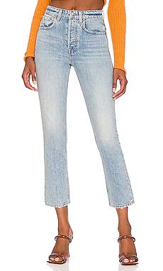 GRLFRND Karolina High Rise Straight Crop in Phoenix from Revolve.com | Revolve Clothing (Global)