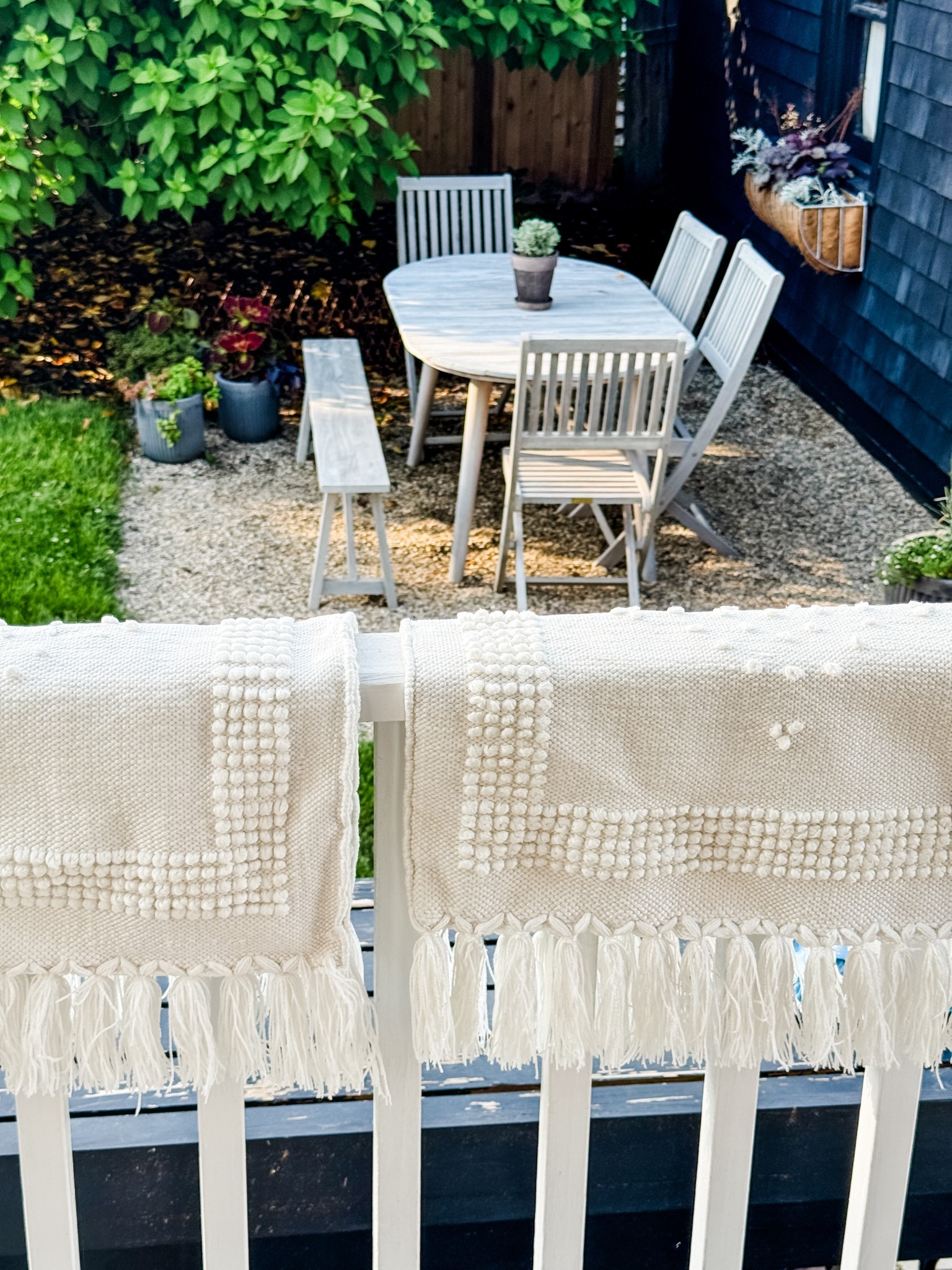 These outdoor pillows from Serena & Lily are expensive, but I've had them for about 8 years! I wash them a couple of times of year and they are as good as new! 

#LTKHome #LTKSeasonal #LTKSummerEdit