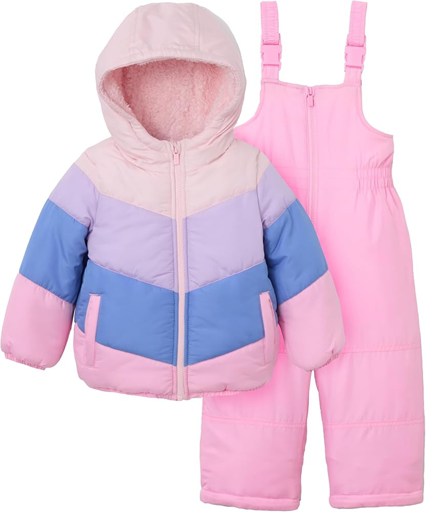 Carter's girls Snowbows 2-piece Snow Set Winter Jacket and Snow Bib | Amazon (US)