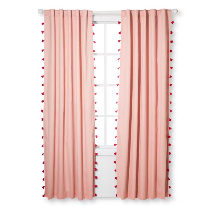Tassel Blackout Curtain Panel - Pillowfort&#153; | Target