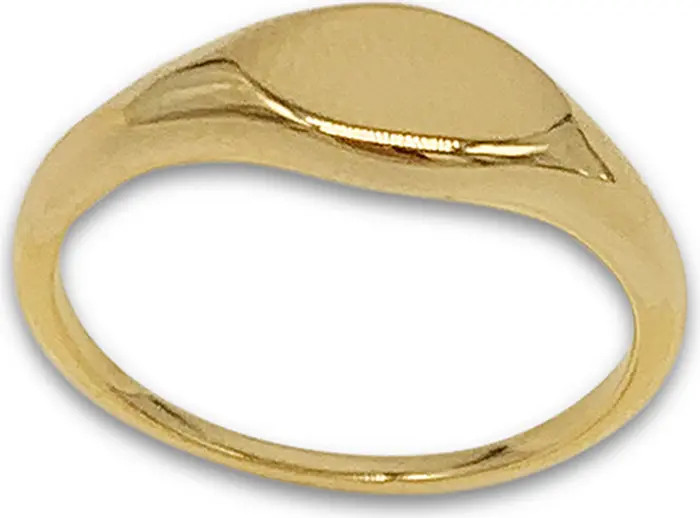 14K Yellow Gold Vermeil Signet Ring | Nordstrom Rack