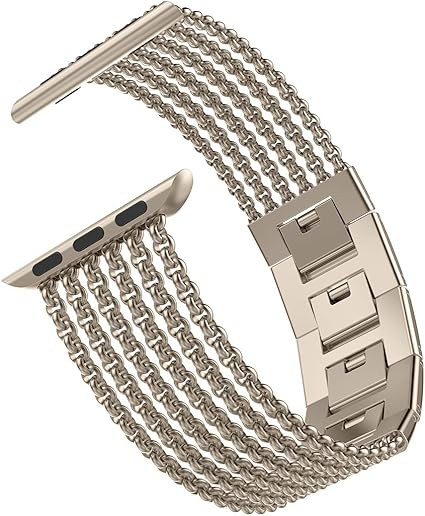 Wearlizer Compatible with Apple Watch Band 38mm/40mm 42mm/44mm, Stainless Steel Metal iWatch Stra... | Amazon (CA)