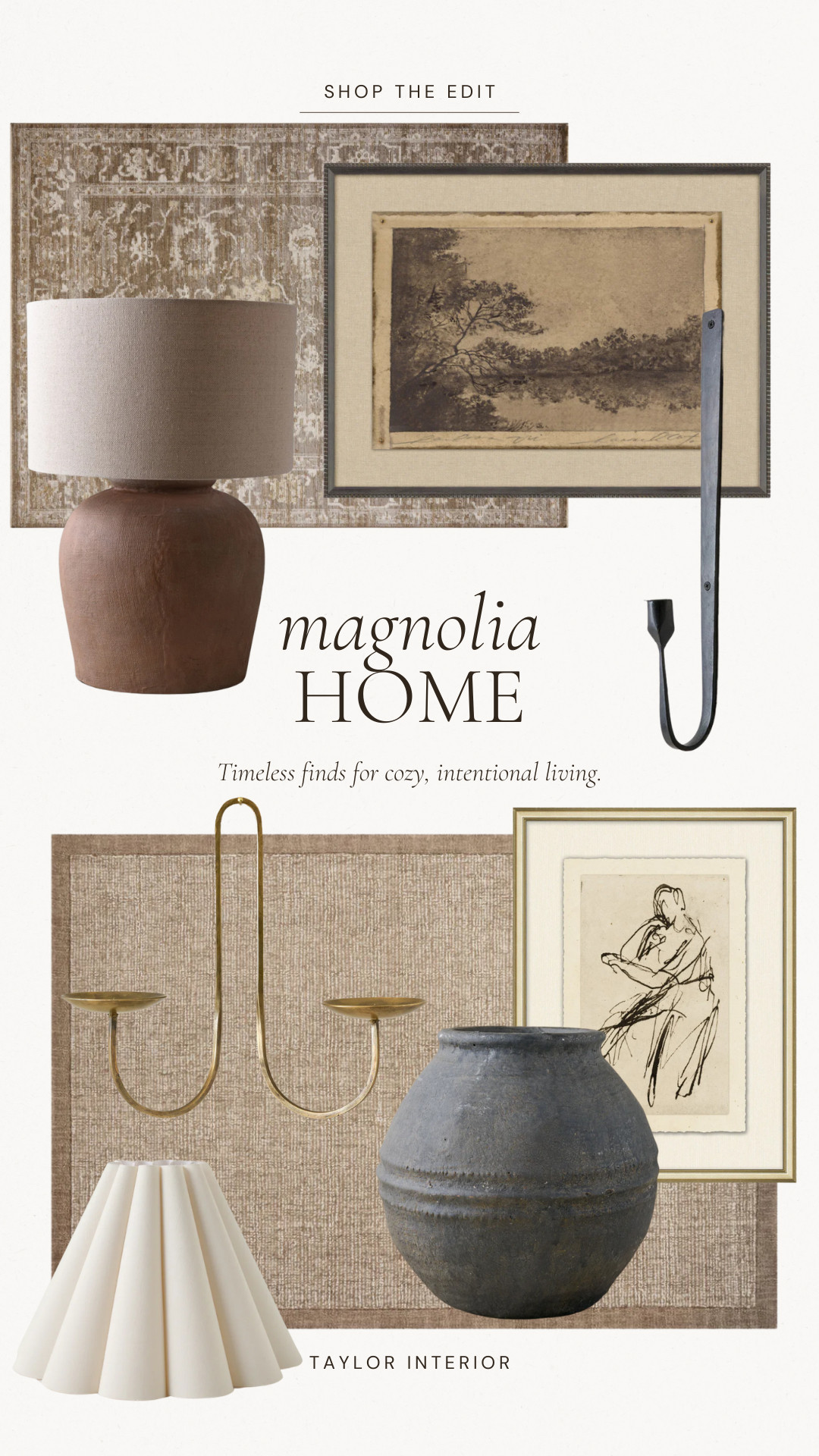 Layered, lived-in, and classic Magnolia 🤎 Rounded up my favorite styling pieces from Magnolia Home — warm finishes, simple forms, and that effortless Joanna Gaines touch.

Magnolia Home decor, Joanna Gaines style, layered home styling, neutral home decor, warm finishes, classic home accents, timeless interiors, cozy home styling, home styling inspiration, neutral living room, simple home forms, layered textures, home decor favorites, stylish home accessories, timeless home style

#LTKFindsUnder100 #LTKHome