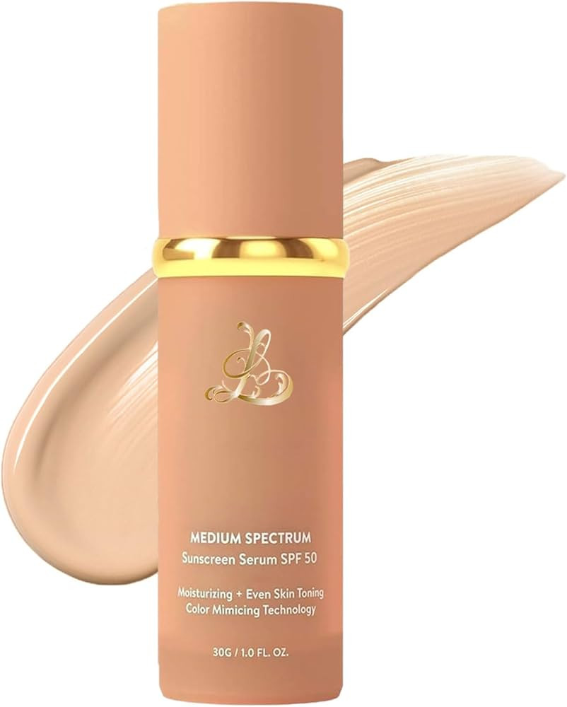 Foundation 4 in 1 - Medium Spectrum with SPF 50+ Inspired, Hydrating Color Changing Foundation Ma... | Amazon (US)