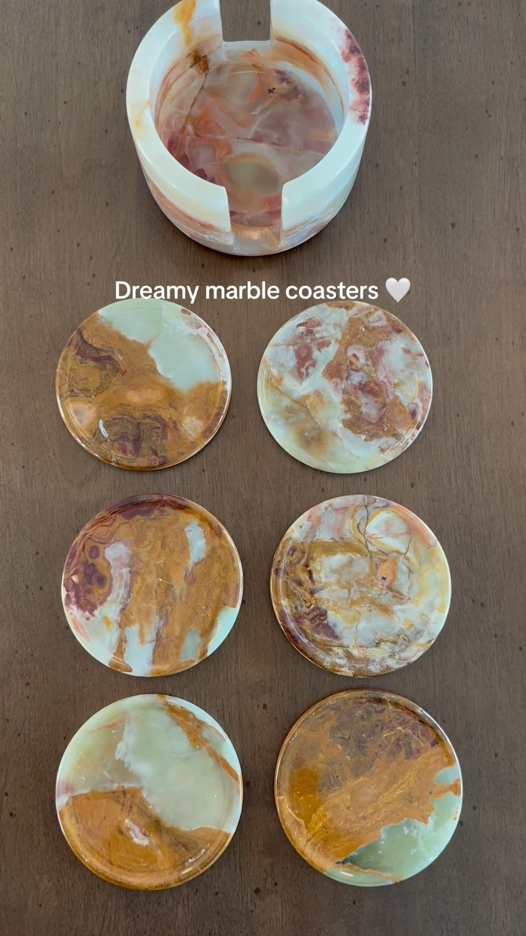 The most beautiful marble coasters 🤍

#LTKHome #LTKStyleTip #LTKSaleAlert