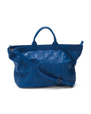 Made In Italy Leather Multi Skull Tote | Handbags | Marshalls | Marshalls