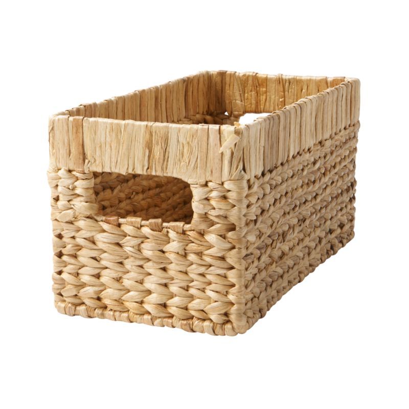 Small Natural Wonderful Wicker Changer Basket + Reviews | Crate & Kids | Crate & Barrel