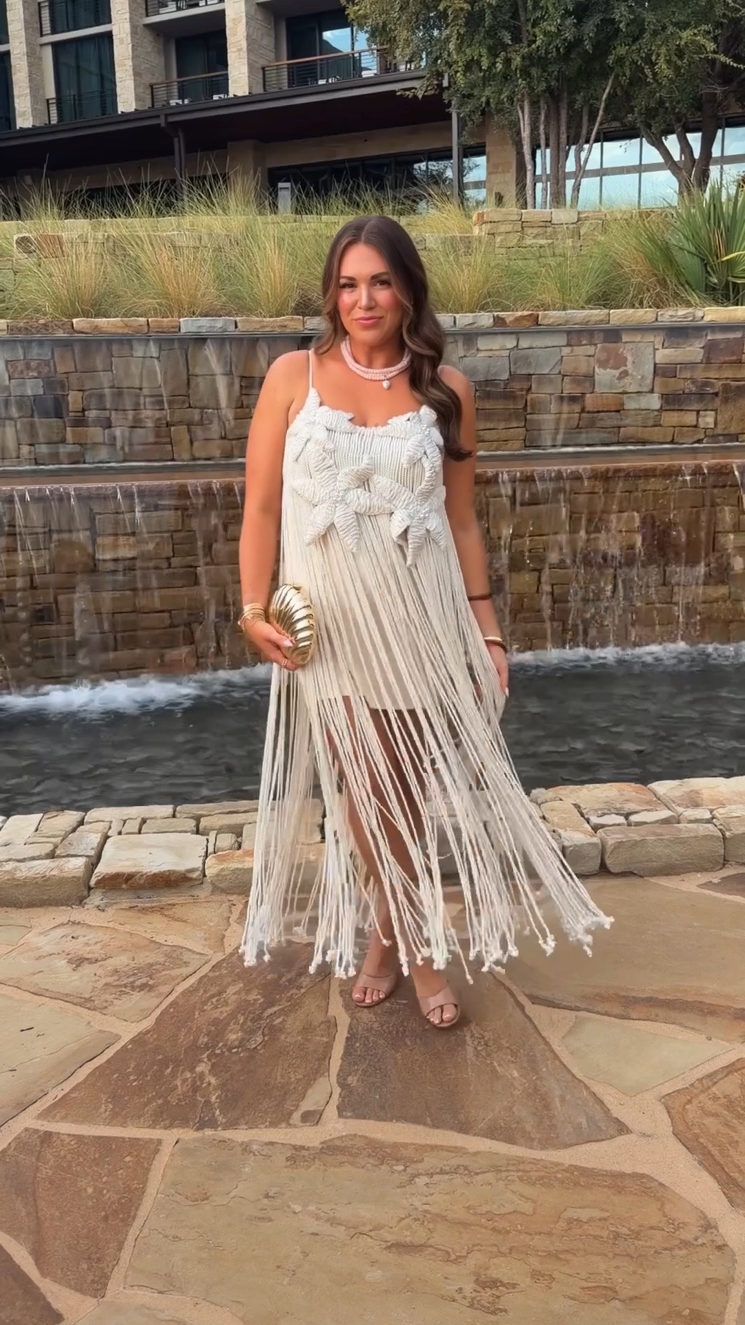 curvy midsize statement coastal neutral dress for a themed party! wearing size 10. obsessed won’t the rope details! fyi it’s HEAVY

#LTKSeasonal #LTKMidsize #LTKCon