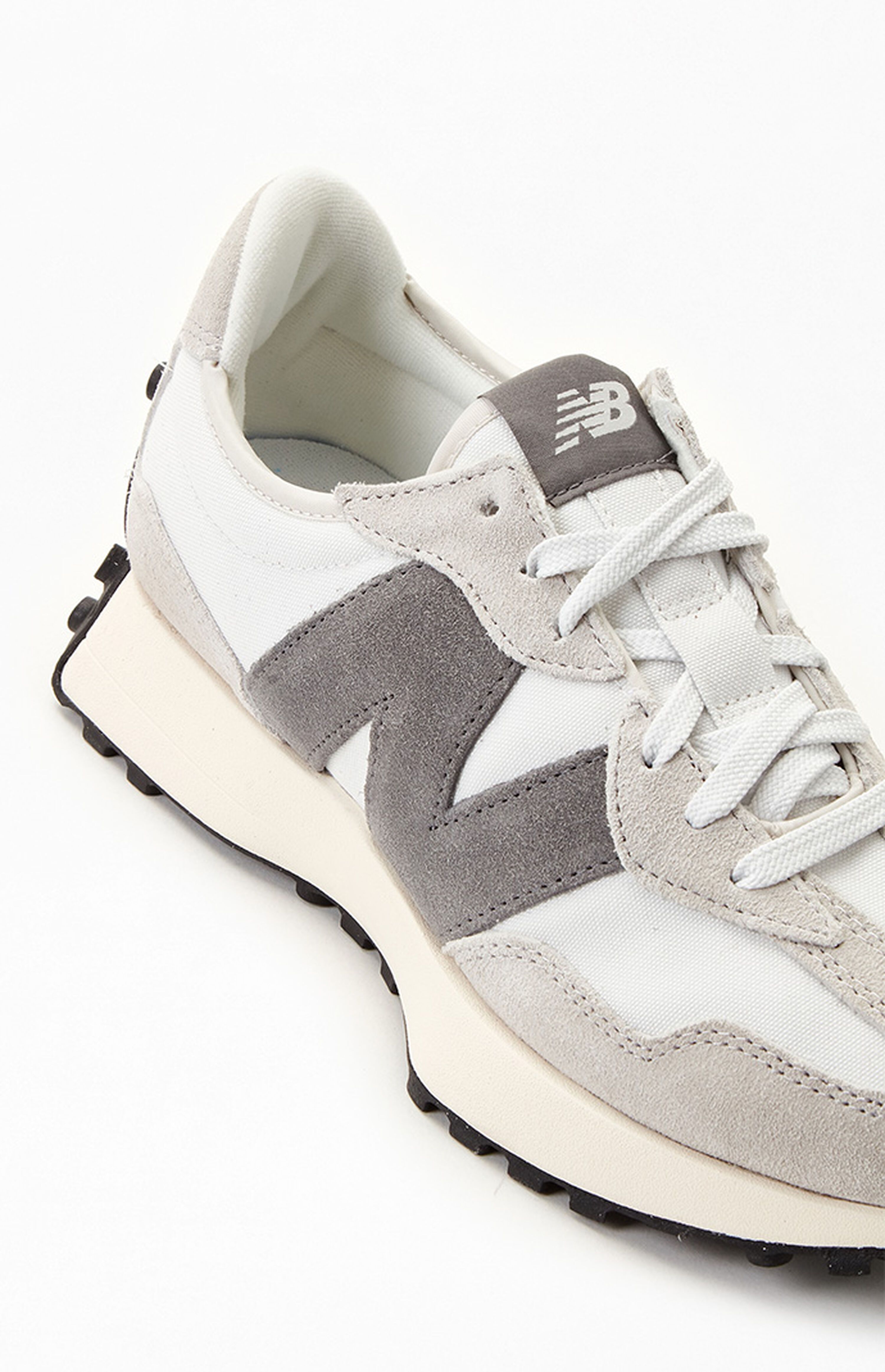New Balance Gray & White 327 Shoes | PacSun