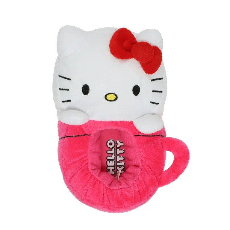 Hello Kitty by Sanrio Women’s Indoor/Outdoor Step-in Slipper, Dual Sizes 5/6-11/12, Regular Wid... | Walmart (US)